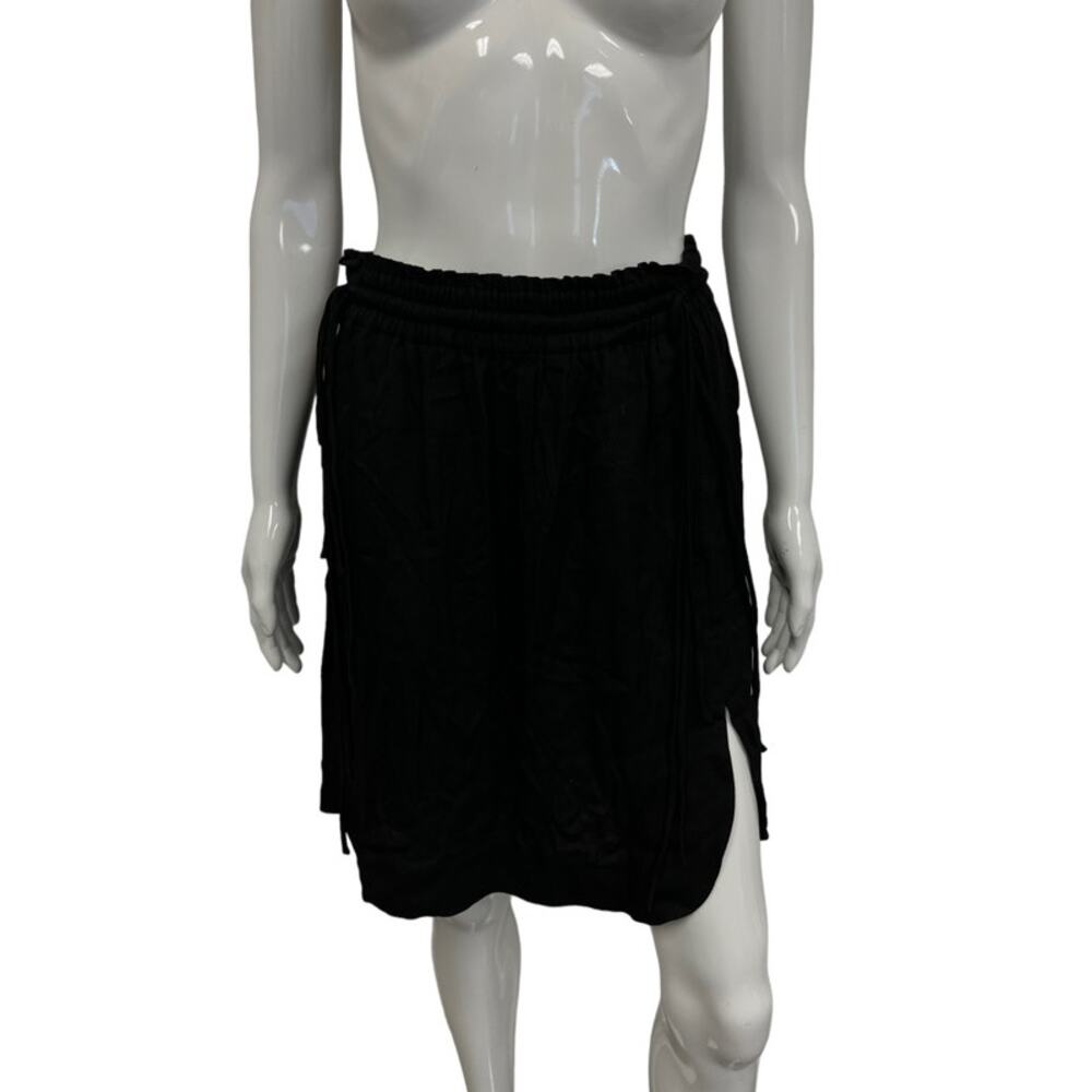 ETOILE ISABEL MARANT Black Side Slit Accent Short Mini Skirt EU 38